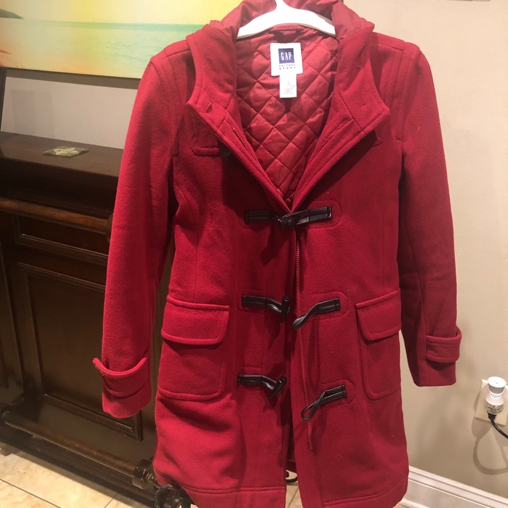Gap Coat/ Jacket Red